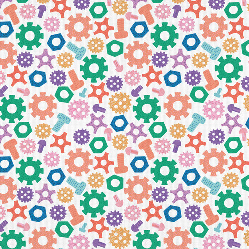 ROBOTS IN ORBIT 350 23801 MULTI DBL GAUZE 50"