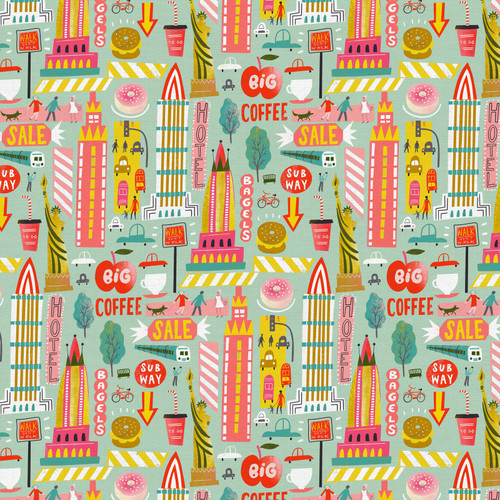 CITY LIFE 350 25665 ORG DBL GAUZE 50"