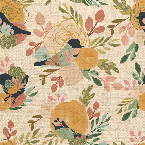 BLOSSOM 360 23740 WHITE ORG COT CANVAS 58"