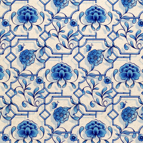 CHINOISERIE 360 25599 ORG COT CANVAS 58"