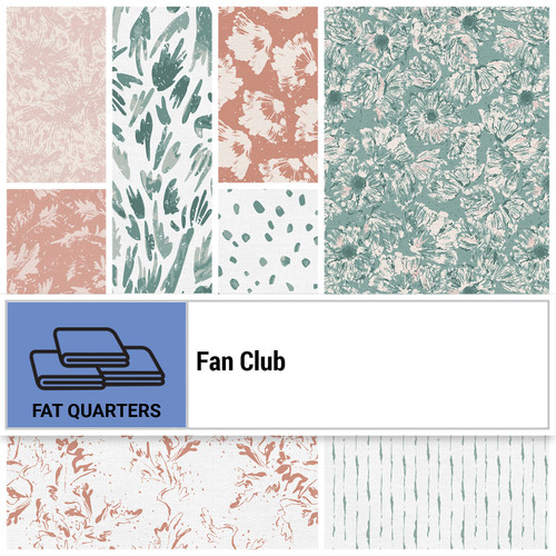 FAT QTR FAN CLUB 2 (8) PK OF 5 EA