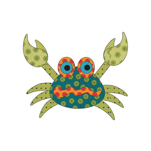 APPLIQUE BLUE CRAB