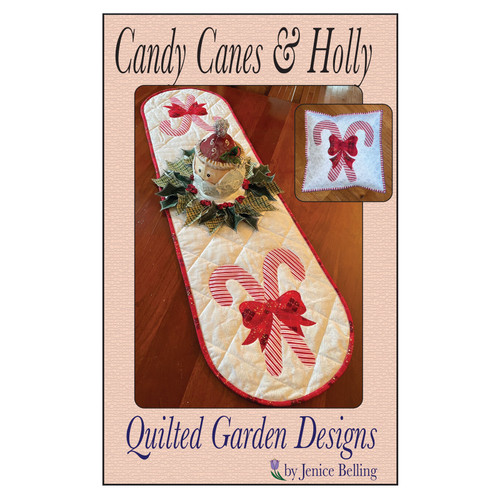 PATTERN CANDY CANES & HOLLY