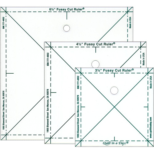 RULER FUSSY CUT TRIO 3pc