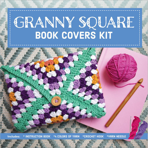 KIT GRANNY SQUARE BOOK COVERS