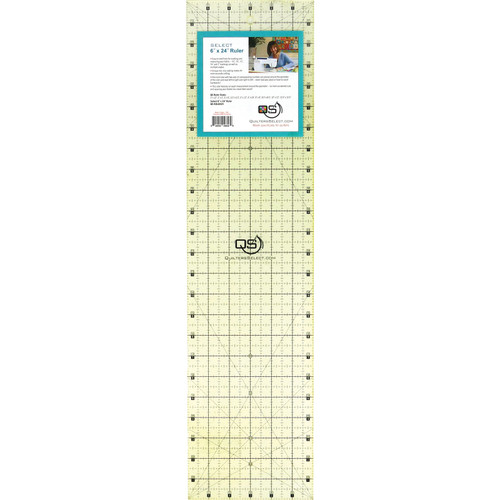 RULER 6"x 24" NON-SLIP PK OF 2 EA