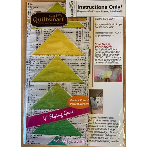 PATTERN FLYING GEESE (INSTRUCTIONS ONLY)