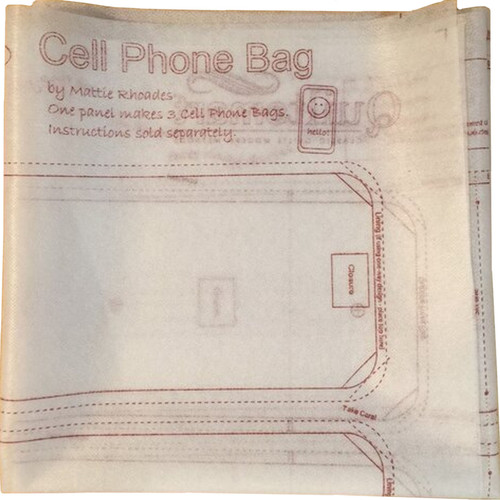 INTERFACING CELL PHONE BAG (25 PANELS PER BOLT)