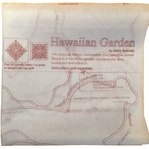 INTERFACING HAWAIIAN GARDEN (25 PANELS PER BOLT)