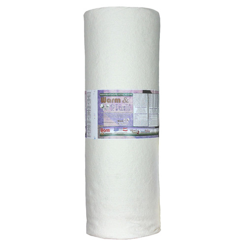 BATTING WARM & PLUSH 90" NO PAPER (25 YD ROLL)