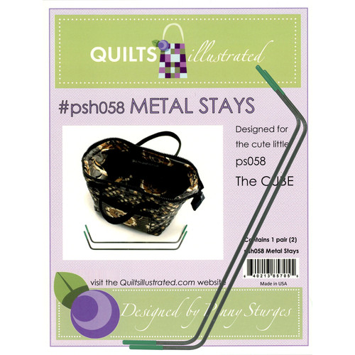 CUBE METAL STAYS 2ct (USE WITH QUIPS058)