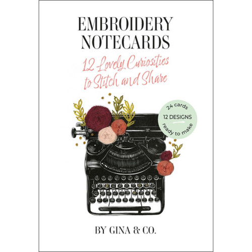 CARD DECK EMBROID NOTECARD