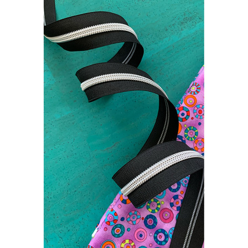 ZIPPER 108" BLK NYLON (#5 COIL) NICKEL