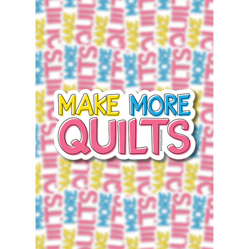 STICKER MAKE MORE QUILTS PK OF 6 EA
