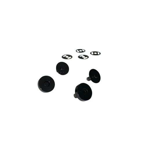 MAGNETIC SNAPS 2ct BLACK PK OF 5 EA
