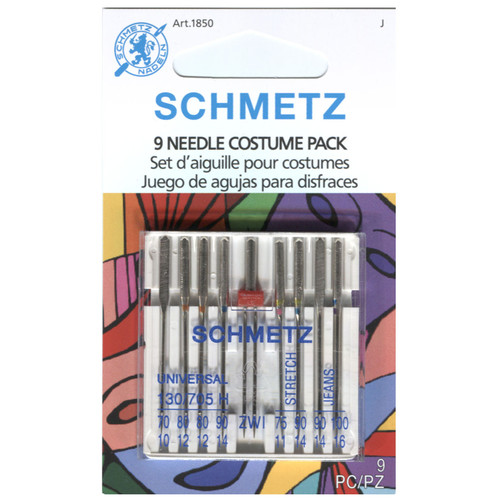 NEEDLE COSTUME PK ASST 1 9ct BOX OF 10 EA
