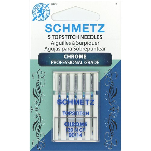 NEEDLE CHROME TOPST sz90/14 5c BOX OF 10 EA