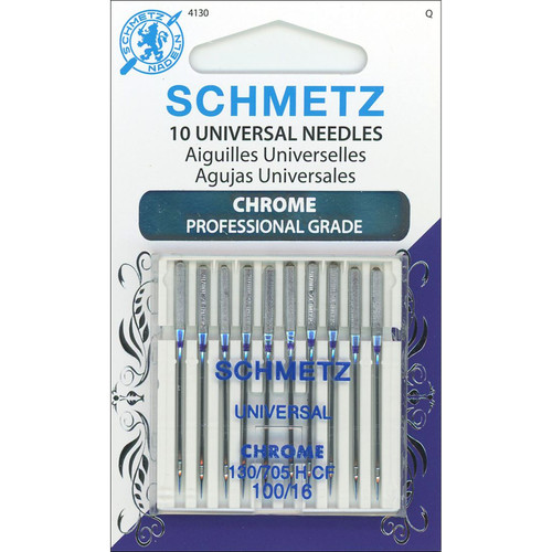 NEEDLE CHROME UNIV sz100/16 10 BOX OF 10 EA