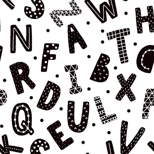 FLANNEL PRINT 15498 WHITE