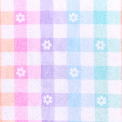 CUDDLE CLOUD GINGHAM DAISY PASTEL 60"