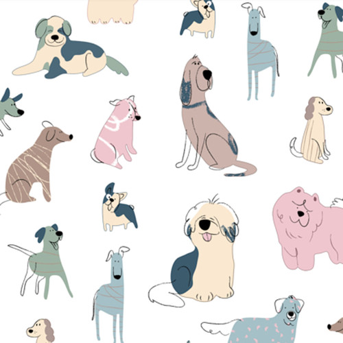 CUDDLE CLOUD MOD MUTTS MULTI 60"