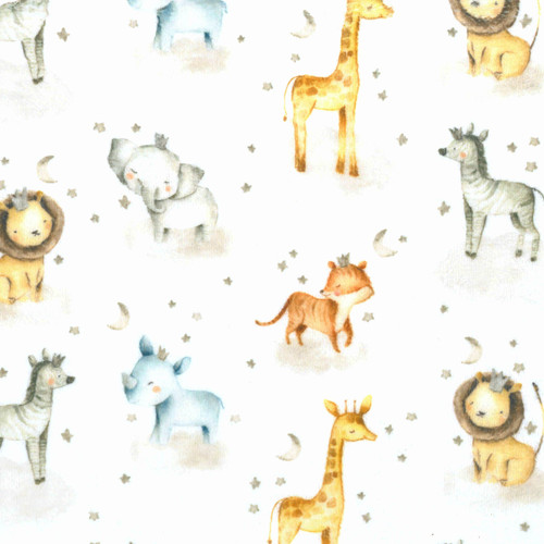 CUDDLE CLOUD SAFARI LULLABY SNOW 60"