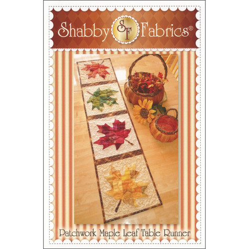 PATTERN PATCHWORK MAPLE LEAF TABLE RUNNER