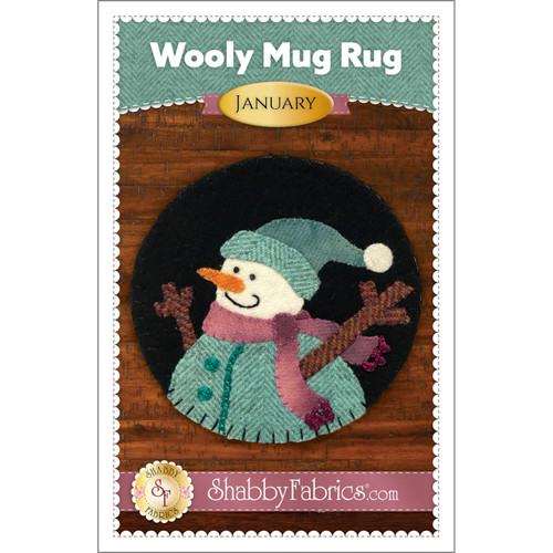 PATTERN WOOLY MUG RUG JANUARY