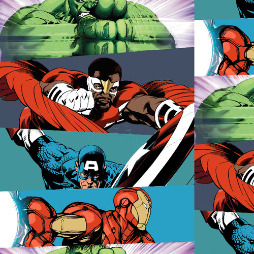 AVENGERS FLEECE 71012 A620710 60"