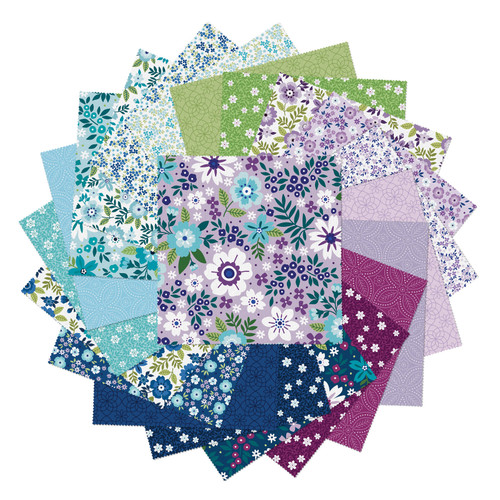 SQUARES 10" SEASIDE GARDEN (42) MIN QTY: 3 EA