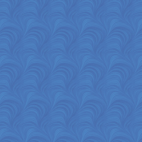 WAVE TEXTURE WIDE FLN 2966WF52 MED BLUE 108"