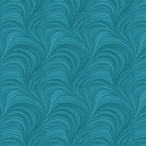WAVE TEXTURE WIDE FLN 2966WF54 TURQUOISE 108"