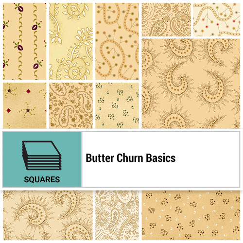 SQUARES 10" BUTTER CHURN BASIC (42) PK OF 6 EA