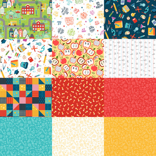 SQUARES 10" LOVE TEACH INSPIRE (42)