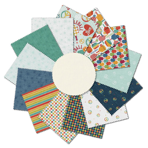 SQUARES 10" PEACE LOVE PICKLE (42)