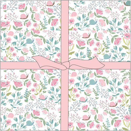 SQUARES 10" LE PETIT ESCARGOT (42) PK OF 6 EA