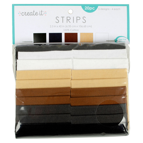 STRIPS SOLID NEUTRAL (20) PK OF 3 EA