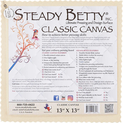 CLASSIC CANVAS 13" x 13"