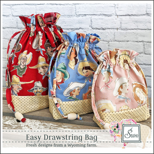 PATTERN EASY DRAWSTRING BAG