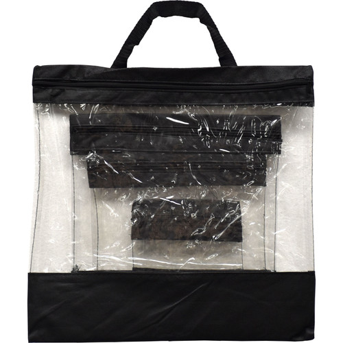 CLEAR STORAGE BAGS 4ct ASST
