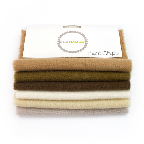 PAINT CHIPS 5" x 5" SOLID WOOL BROWN 6ct PK OF 3 EA