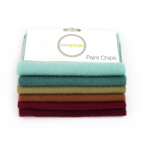 PAINT CHIPS 5" x 5" SOLID WOOL NATURE 6ct PK OF 3 EA