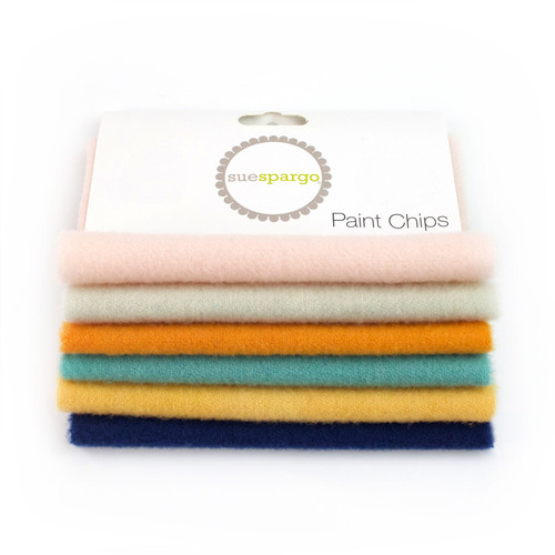 PAINT CHIPS 5" x 5" SOLID WOOL DAWN 6ct PK OF 3 EA