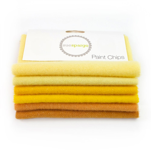 PAINT CHIPS 5" x 5" SPARKLE WO YELLOW 6ct PK OF 3 EA