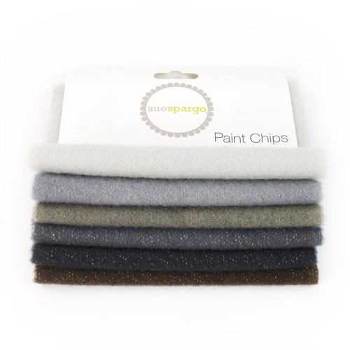 PAINT CHIPS 5" x 5" SPARKLE WO GREY 6ct PK OF 3 EA