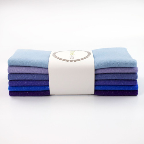 FAT 16th SPARKLE WOOL BUNDLE BLUE 6ct PK OF 3 EA