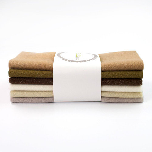 FAT 16th SPARKLE WOOL BUNDLE BROWN 6ct PK OF 3 EA