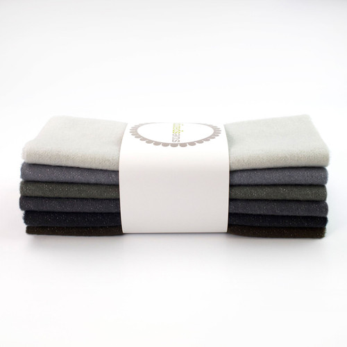 FAT 16th SPARKLE WOOL BUNDLE GREY 6ct PK OF 3 EA