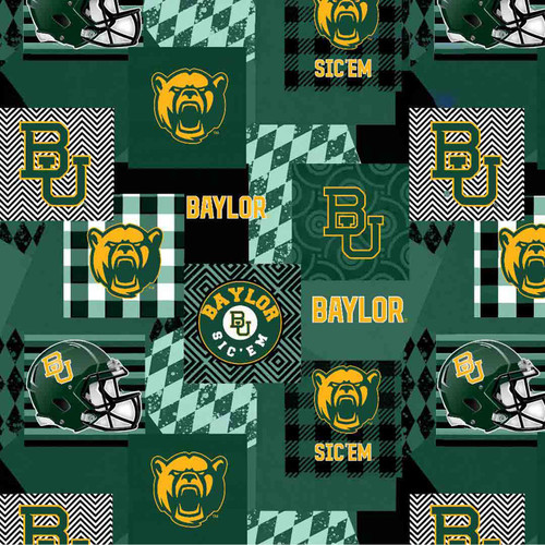 COLLEGE MINKY PRT BAYLOR 60"