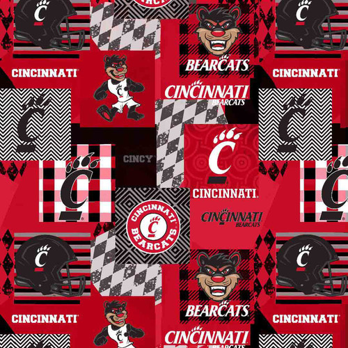 COLLEGE MINKY PRT CINCINNATI 60"